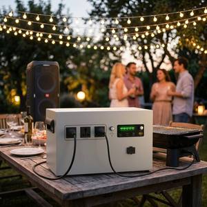 Centrale Électrique Portable 2000W H2000 2048Wh, Générateur Solaire à Onde Sinusoïdale Pure MPPT UPS pour Maison Autonome Intelligente - Product Image 4