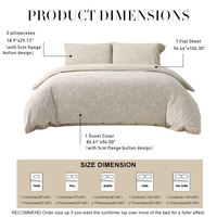Vente en gros d'usine OEM ODM, ensemble de literie en coton jacquard quatre pièces, motif végétal, toutes saisons, ensemble de literie personnalisé, ensemble de housse de couette