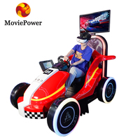 Indoor-VR-Autorennspiel-Simulator Arcade-Spielautomat für Mehrere Spieler Online-Nutzung Gewerbliche Nutzung Fiberglas & Metall Einkaufszentrum Spielhalle