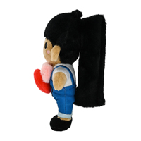 Peluche personnalisée OEM ODM, personnage garçon en peluche avec vêtements amovibles pour collection de fans, poupée de dessin animé douillette