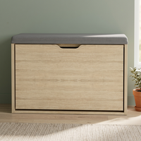 Meuble de rangement pour chaussures en MDF de style nordique, design moderne, fabriqué en Malaisie, 3 niveaux, pour entrée et salon, OEM 25_0110