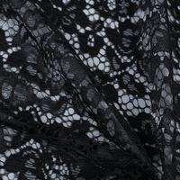 Tissu en dentelle tricotée française léger, doux et confortable avec broderie quadrillée pour robes – Couleurs personnalisées disponibles – Vêtements pour femmes