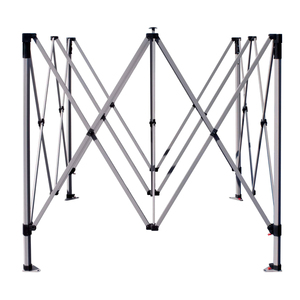 Rangka Tenda Pop Up Lipat Instan Komersial, Dapat Disesuaikan, Aluminium Besi 30mm 40mm, Ukuran 10x10ft 10x20ft - Product Image 1