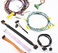 Connecteur mâle 12V DC5.5*2.1 vers câble plaqué étain, adaptateur pour caméra, faisceau de câbles DC personnalisé, assemblage de câbles