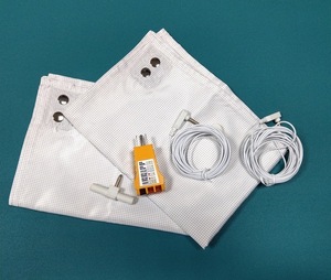 Protector de Cama de Seguridad Crítico, Poliéster Conductor con Filamento de Carbono, Rejilla Fina de 2.5mm, Resistencia Superficial de 10e5-10e6 Ohmios, Conexión a Tierra Duradera - Product Image 2