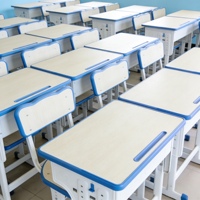 Ensembles de bureau et de chaises en métal modernes pour l'université, le collège et le lycée, pour chambre à coucher ou appartement