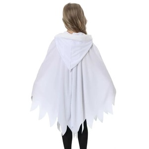 Costume Bianco Ispirato <span class=keywords><strong>a</strong></span> <span class=keywords><strong>Film</strong></span> e TV per Bambini, Unisex, per Feste in Maschera e Giornate <span class=keywords><strong>a</strong></span> Tema, con Mantello da Fantasma Boo - Product Image 5