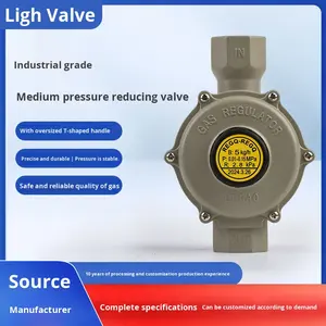 Valvola di Riduzione della Pressione del <span class=keywords><strong>Gas</strong></span> Naturale DTR-5AA (Q5) DN15 Coreana, Valvola Regolatrice di Pressione per Condotte di <span class=keywords><strong>Gas</strong></span> Naturale, Flusso 5KG/h - Product Image 2