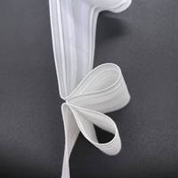 Ruban de rideau personnalisé à plis ondulés, 100 % polyester, blanc transparent, largeur 6 cm, longueur 100 m, pour fenêtre de maison
