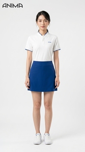 เสื้อโปโลผู้หญิงขายดี ผลิตจากโพลีเอสเตอร์รีไซเคิล 100% น้ำหนัก 200gsm แขนสั้น ระบายอากาศได้ดี น้ำหนักเบา สีสันปรับแต่งได้ - Product Image 2