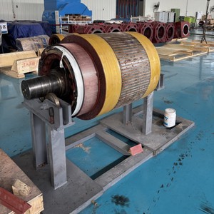 Anjiexiaolei Motor de tracción de inducción CC/CA personalizado, rotor de jaula de ardilla/rotor bobinado, material de carbono, eje de 11 mm, 2-6 polos - Product Image 3