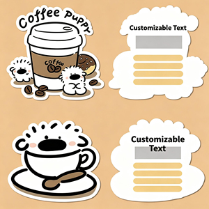 Biglietti Gratta e Vinci Personalizzati per Negozi di Bubble Tea, Carte Fedeltà, Coupon Sorpresa, Biglietti Premio con Design Cartoon - Product Image 2