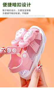 Sandali Estivi per Bambine, Impermeabili, Antiscivolo, Traspiranti, Leggeri, con Suola Morbida, Stile Principessa - Product Image 3