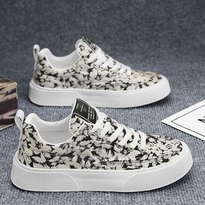 Chaussures décontractées pour hommes rehaussantes – Mocassins en toile à imprimé animal pour l'été/l'hiver, tendance et confortables - Product Image 6