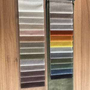 Tissu en velours côtelé épais en polyester 100% à bas prix, tricoté en chaîne, pour la sellerie de canapé, les vêtements, les pantalons - Product Image 6