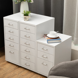 Mehrstöckiger Organizer-Aufbewahrungsschrank Wohnzimmer-Eckschrank Hohe Kommode mit 5-6 Schubladen Aufbewahrungsschrank - Product Image 1