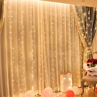 Wedding Party Christmas Holiday Curtain Garland Luces Cortinas De Navidad Led Christmas Decoration Curtains fairy String Lights