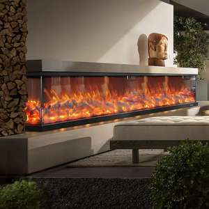 Chimenea Electrónica de Alta Calidad, Personalizable, Decoración Moderna, Simulación 3D LED, Soporte para TV 20250103 Electrónico - Product Image 1