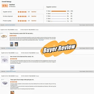 Tianyu Gems Real Gold Custom Pendiente 10K Oro blanco y amarillo DEF VVS Moissanite Charms Venta al por mayor Bead Stud Pendientes - Product Image 4