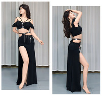 Nouvel Ensemble de Tenues de Danse du Ventre Amincissantes Sexy de Haute Qualité pour Femmes - Camisole Sans Manches pour Entraînement Quotidien