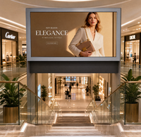 Écran LED d'escalier intérieur P2, affichage LED couleur pleine pour escaliers commerciaux intérieurs