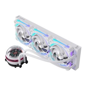 Refroidisseur de processeur à refroidissement par eau ARGB 240/360 pour boîtier d'ordinateur avec dissipateur thermique en aluminium, roulement à fluide, prise en charge ARGB 3 broches - Product Image 6