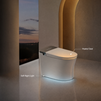 Toilette intelligente M929 avec chasse d'eau intelligente, siège allongé chauffant, chasse d'eau automatique des fesses, double chasse, drainage en P/S