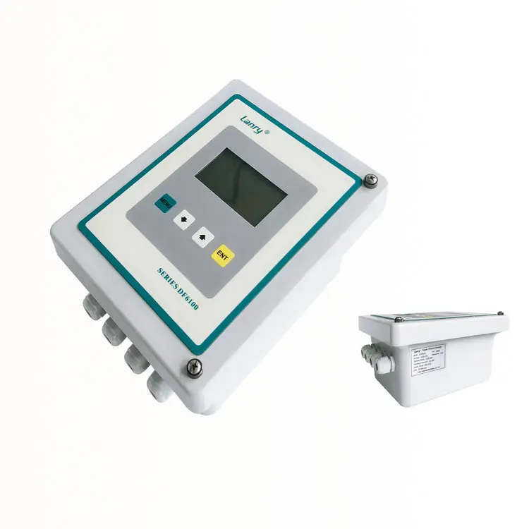 Ip66 Treo Tường Relay Đầu Ra Doppler Flow Meter Hệ Thống Thoát Nước Đo Lưu Lượng Thiết Bị 40 Mét-4000 Mét