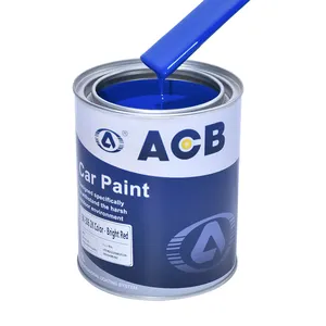 ACB-Pintura de colores para coche a base de agua, pintura de acabado de coche, imprimación de 1K, color sólido