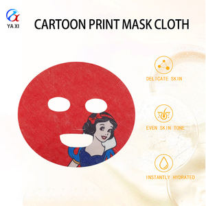 Y154-15 Maschera Facciale in Tessuto di Fibra Vegetale con Stampa Personalizzata di Personaggi <span class=keywords><strong>Cartoon</strong></span> Animali Divertenti e Carini - Product Image 3