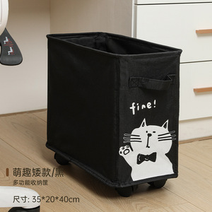 Cesta de lavandería plegable rectangular grande personalizada al por mayor con ruedas rodantes, cajas de almacenamiento y contenedores para ropa sucia - Product Image 4