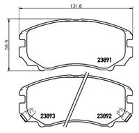 Plaquettes de frein Longround SP1155 SP1202 Performance Haute qualité Grossiste d'usine en Chine Prix compétitif