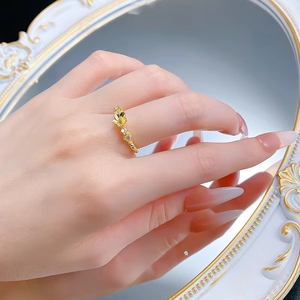 Anello in <span class=keywords><strong>Argento</strong></span> S925 con Motivo a Fiore di Prugna per Donne, Sottile e Stratificato, Gioiello Elegante per Matrimoni - Product Image 2