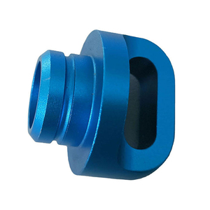 ผู้ผลิตชิ้นส่วน CNC แบบกำหนดเอง ด้วยการกลึง เจาะ และกัด CNC ความแม่นยำสูง ชุบสีน้ำเงินแบบอะโนไดซ์ รับผลิตแบบ OEM และ ODM - Product Image 2