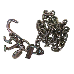 Cadena de Acero Soldada Estándar G70 ASTM80 con Zinc y Gancho en J de 5/16" para Camiones de Remolque, Cadenas de Arrastre, Cadena de Remolque Certificada ISO9001 - Product Image 3