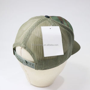 Gorra Snapback de 7 Piezas con Logotipo Personalizado ZZB, Diseño de Camuflaje Verde, Visera Transpirable, Gorra Trucker Deportiva, Casual, Ajustable - Product Image 6