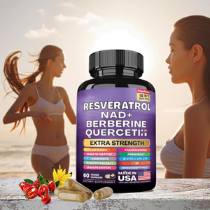Viên nang Resveratrol với NAD + 14 trong 1 thảo dược bổ sung lành mạnh - Product Image 2