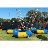 Trampoline populaire saut à l'élastique jeux de sport gonflables trampoline gonflable à l'élastique