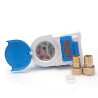 Compteur d'eau intelligent sans fil électronique NB-IOT LoRa LoRaWAN à lecture à distance et vanne contrôlée en plastique