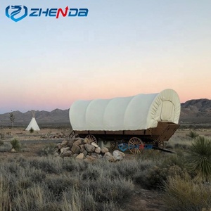 ZHENDA Voiture de défilé/tente de balade romantique pour 5-6 personnes, décoration de Noël extérieure sur toit, chariot de chevaux/voiture de mariage - Product Image 5
