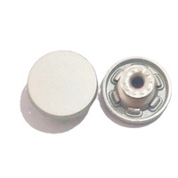 Kancing Logam Bulat Antik Matte 9MM 10MM 12MM 14MM Warna Perunggu Emas Polos Perak Satu Jarum untuk Jeans