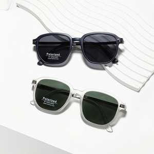 แว่นกันแดดโพลาไรซ์ Tr90 สำหรับผู้ชายและผู้หญิง รุ่นใหม่ปี 2026 แว่นกันแดดพรีเมียม ดีไซน์เนอร์ แว่นกันแดดทรงสี่เหลี่ยมสีดำ - Product Image 4