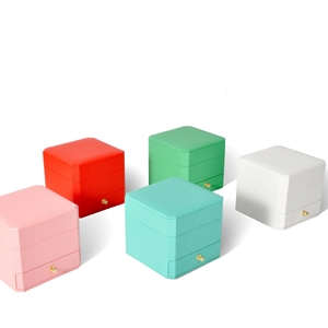 Boîte à bijoux en cuir PU, boîte à bijoux en cuir, étui à bijoux, boîte de rangement - Product Image 3