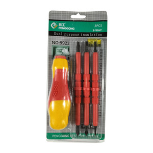 Penggong Dual Purpose Insulated <b>Screwdriver</b> <b>Set</b> 3pcs Magnetic Cr-V Steel 500V Withstand Voltage - Product Image 1