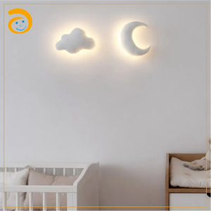 Adorno de Pared de Fieltro Suave con Forma de Estrella y Nube, Decoración Neutral Estilo Boho para Cuarto de Bebé, Baby Shower, Fiesta de Cumpleaños, Decoración de Habitación Infantil - Product Image 5