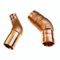 Coude BSPT à 45 degrés raccords d'aspiration en laiton raccords de plomberie de tuyau d'eau hydraulique en laiton raccords de tuyauterie en laiton à filetage mâle NPT