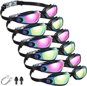 Gafas <span class=keywords><strong>de</strong></span> Natación Unisex Antivaho con Protección UV, Impermeables, para Carreras, <span class=keywords><strong>Lentes</strong></span> <span class=keywords><strong>de</strong></span> Silicona y PC, Diadema Ajustable y Cómoda para Niños - Product Image 1