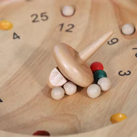 Jeu de société interactif parent-enfant éducation précoce des enfants Roulette échecs nouveaux jouets en bois pour les jeux