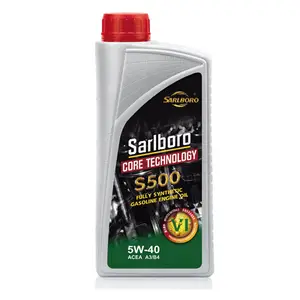 Sarlboro S500 SN 5W40 ACEA A3B4น้ำมันเครื่องสังเคราะห์พรีเมี่ยม