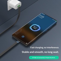 Câble en silicone plat Type-C avec coudes à 90 degrés sur tous les côtés, courte longueur, prenant en charge la transmission de données 2.0 et la charge rapide 66W